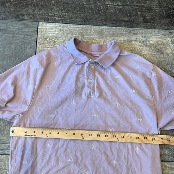 Rare Rabbit Men's Pink Monogram Print Polo Size L - Picture 5 of 8